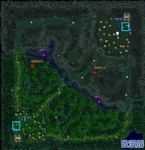 魔兽争霸中哪个地图的宝物更为丰富且更具战略价值