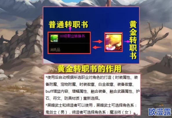DNF黄金转职书给谁用-黄金转职书使用职业推荐